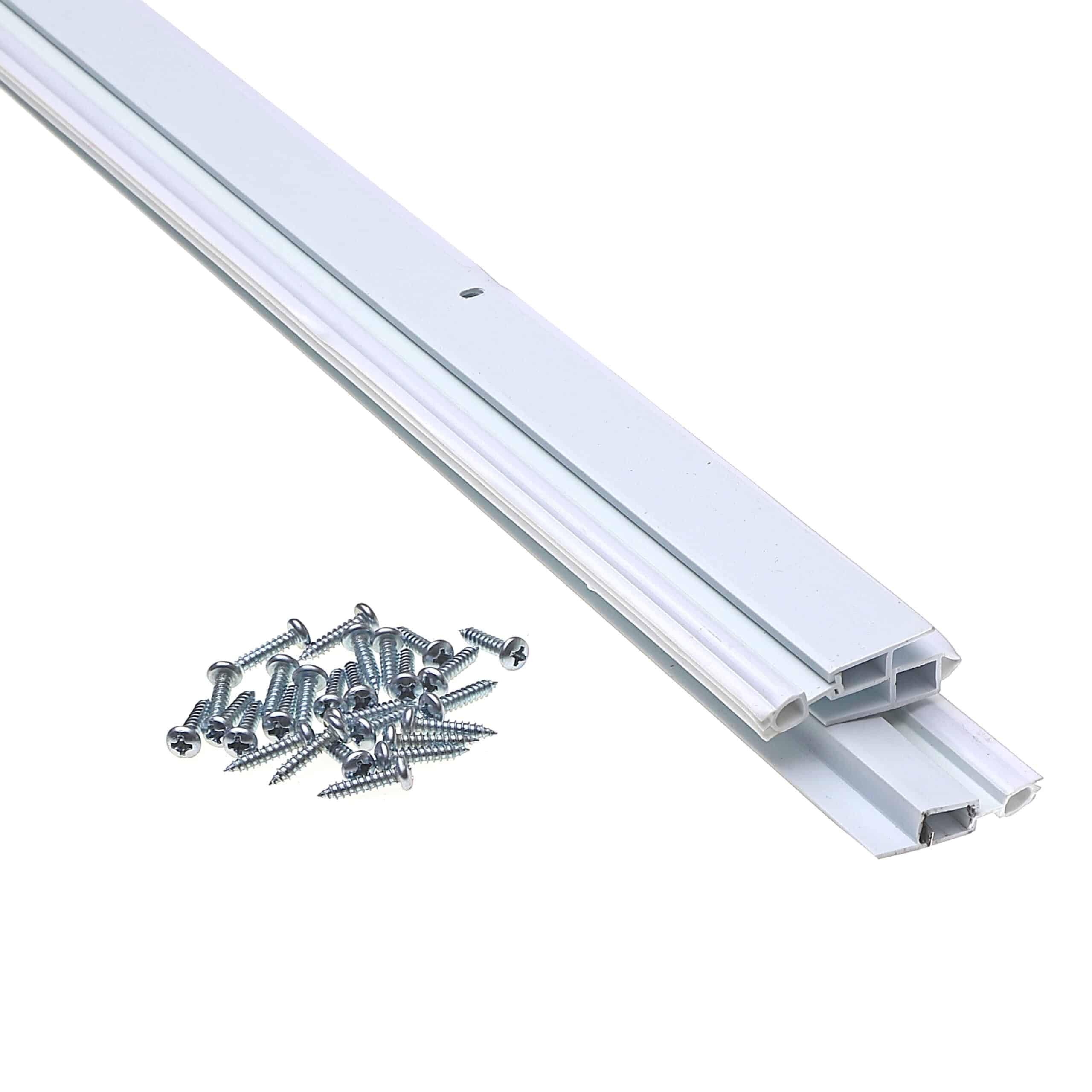 Coupe-froid de contour de porte en aluminium «Climaloc» Blanc (ensemble) -  Matériaux Audet