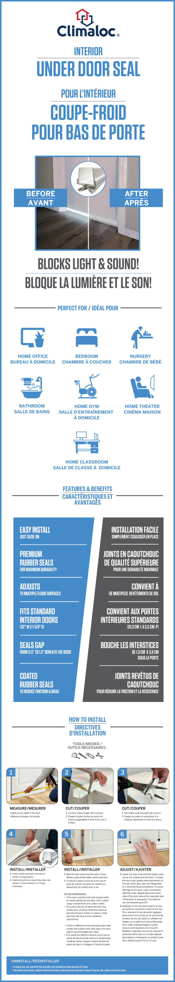 How to Interior Under Door Seal Climaloc Solutions